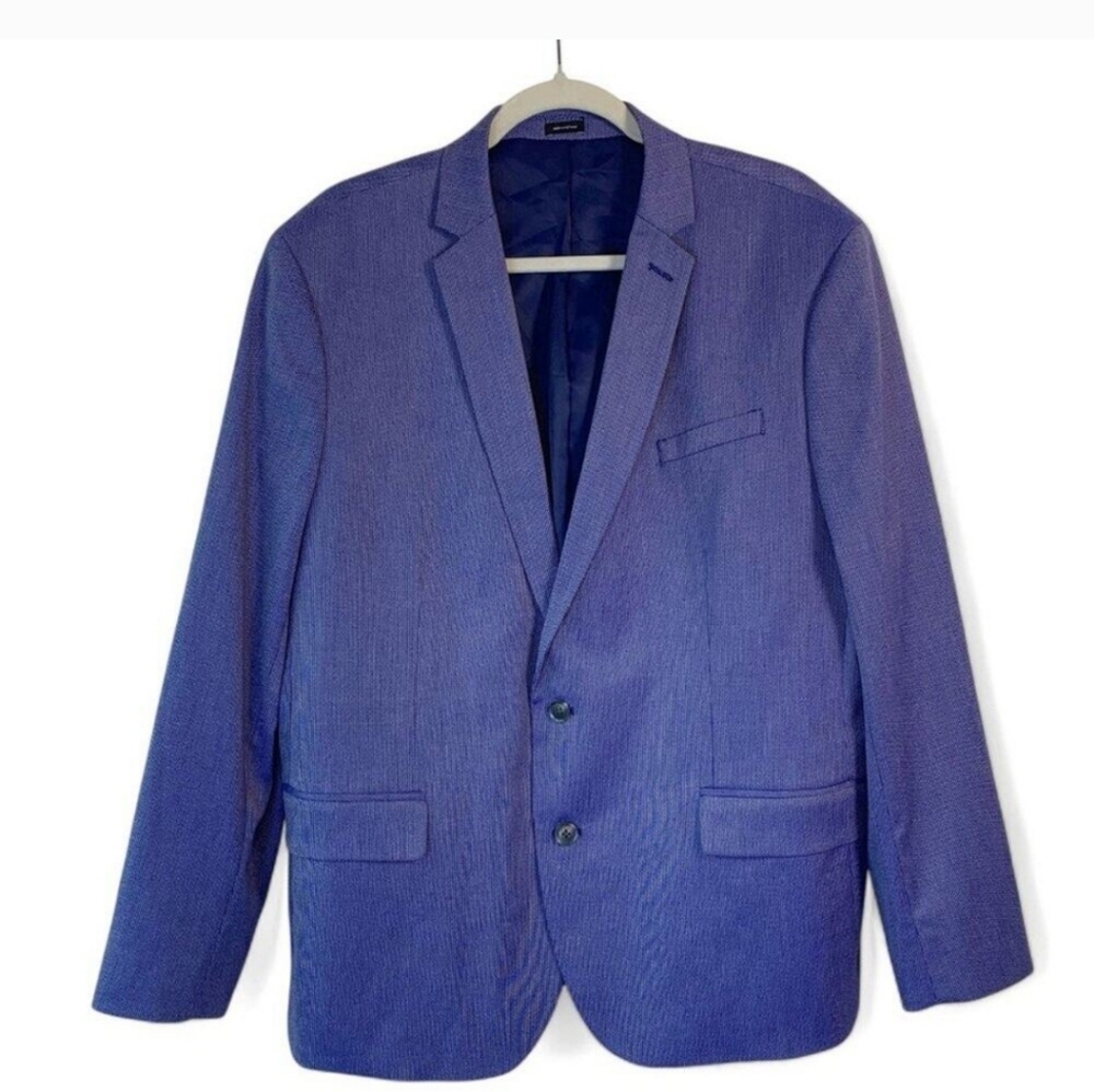 NWT J. Ferrar Men’s Blazer Slim Fit Poly Blend Size 38R